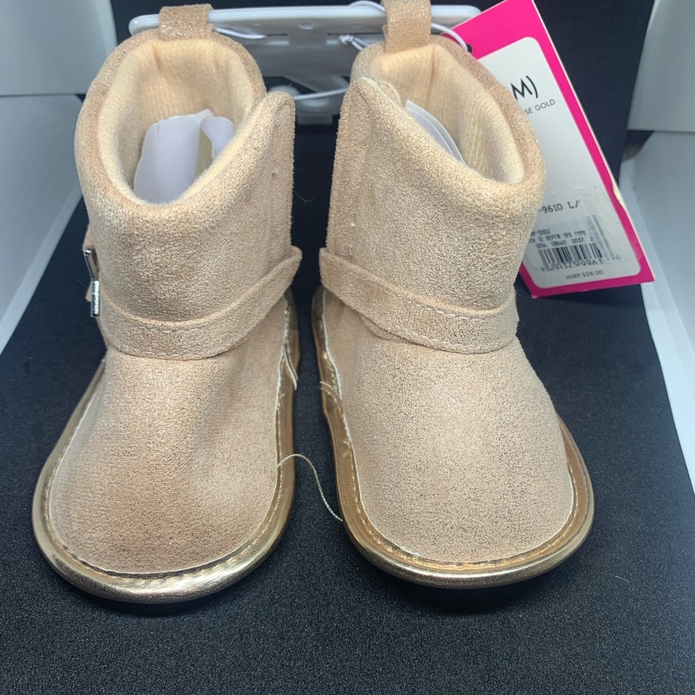 Girls Tan Bootie 3-6 months